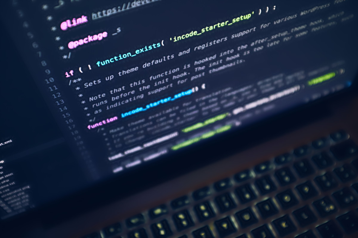 Du code javascript sur une capture d’écran.