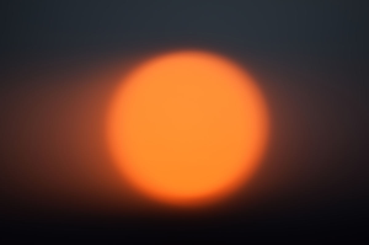 Le Soleil dans le ciel.