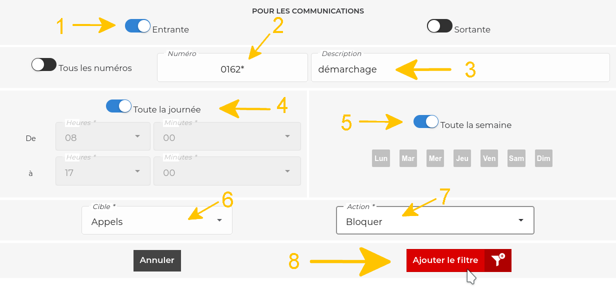 Capture d’écran Free.