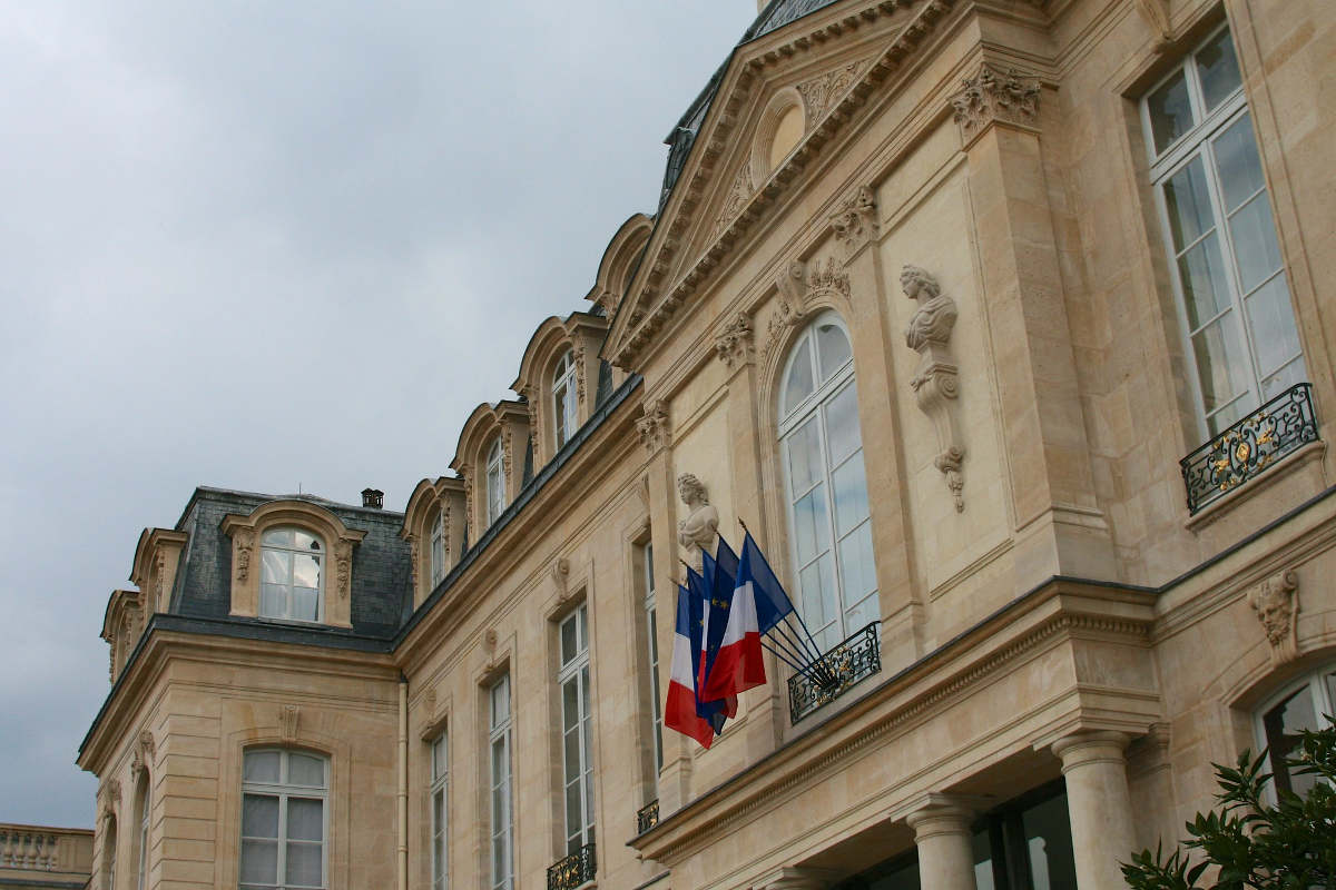 Facade du palais de l’Élysée