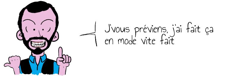 J'vous préviens, j'ai fait ça   en mode vite fait 